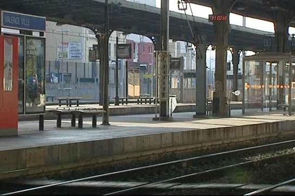 Gare de Valence le 08/02/2015