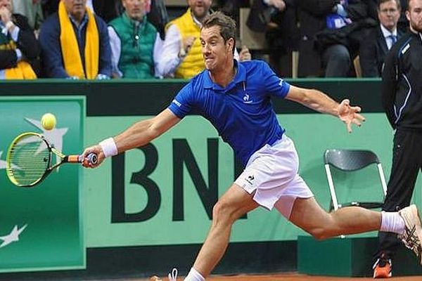 Richard Gasquet - Coupe Davis - 31 janvier 2014.