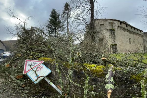 Pontarion au lendemain de la tornade