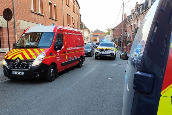 L'intervention des secours samedi soir au Cateau-Cambrésis alors qu'une bagarre entre voisins a dégénéré.