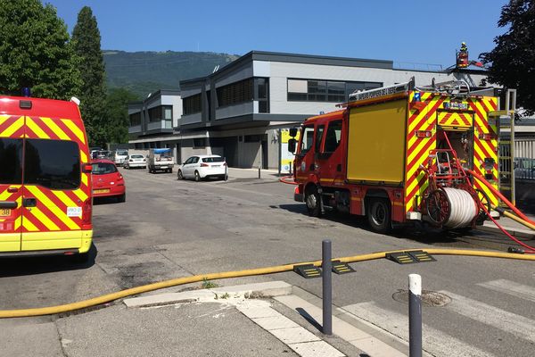 Un incendie s'est déclaré quartier mistral, mercredi 19 juin.