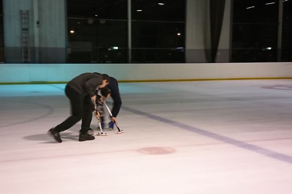 Au curling, le balayage représente 80% du travail