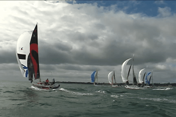 Entraînement avant la transat AG2R Concarneau Saint-Barth