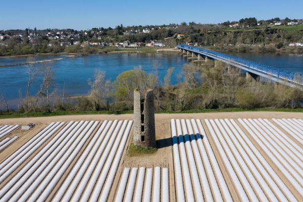 Le pont treillis métallique de Mauves-sur-Loire fait l'objet d'une surveillance par cordes optiques