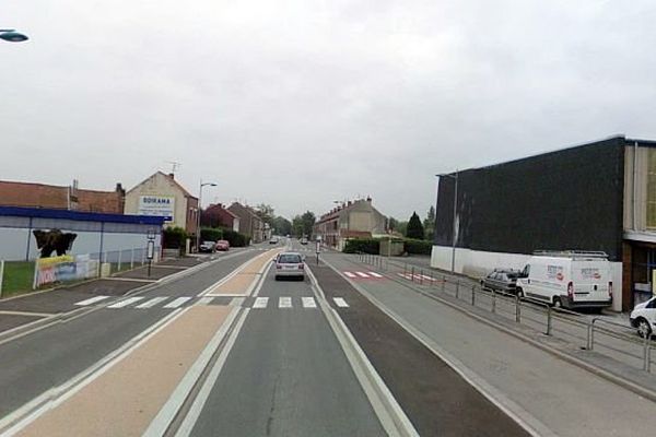 Rue du Moulin Blanc à Saint-Amand-les-Eaux