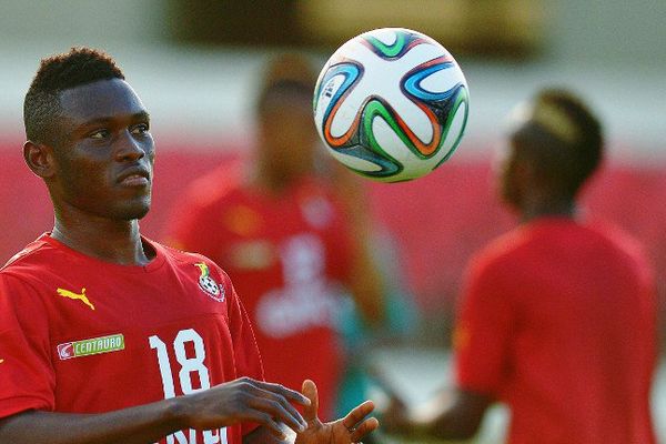 Abdul Majeed Waris avec le maillot du Ghana