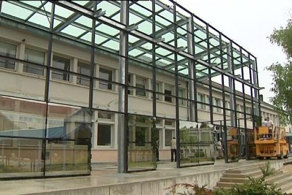 Les travaux au lycée Louis Pergaud de Besançon