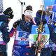 Légère déception pour l'équipe de France, deuxième du relais d'Hochfilzen.