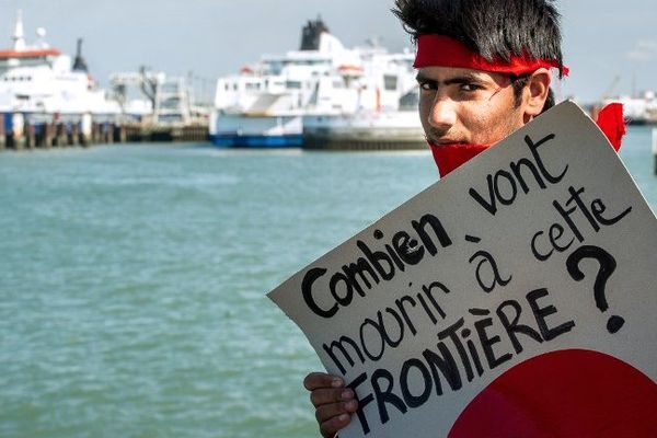 Calais, ce samedi.