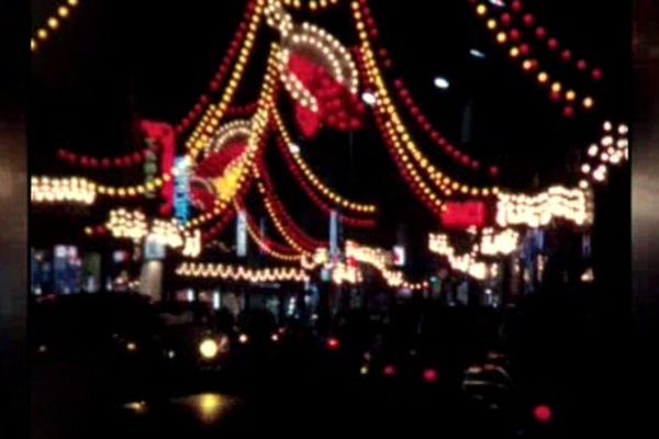 Les illuminations de Dijon en 1968