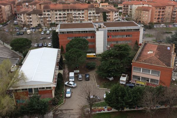 Une vue du squatt des Arênes à Toulouse