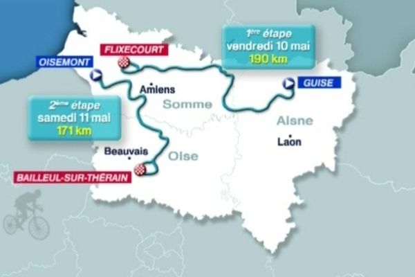 Tour de Picardie 2013 : 2ème étape de Oisemont dans la Somme à Bailleul-sur-Thérain dans l'Oise 