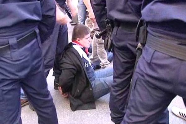 Le Conseiller régional Alexandre Gabriac avait été arrêté mercredi au cours de la manifestation.