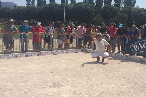 Marco Foyot lors de son 16ème de finale de la Marseillaise