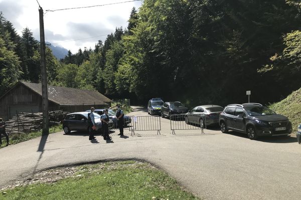 Le secteur de la combe d'Ire a été bouclé.