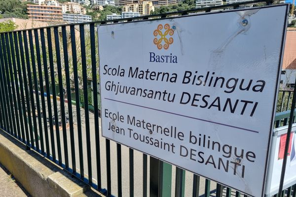 L'école Maternelle Jean-Toussaint Desanti, à Bastia