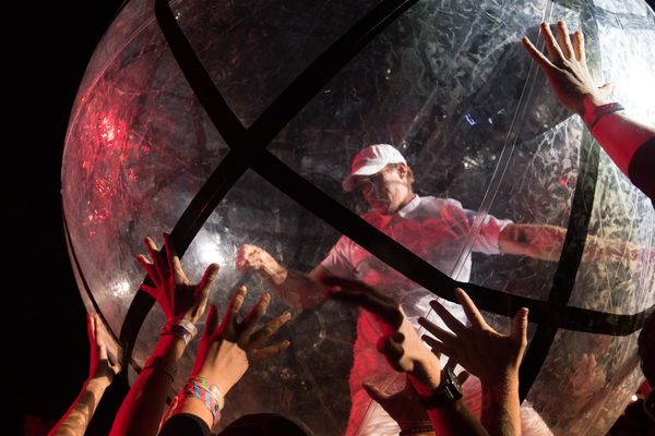 Major Lazer au "Bestival" de l'île de Wight en septembre 2016.