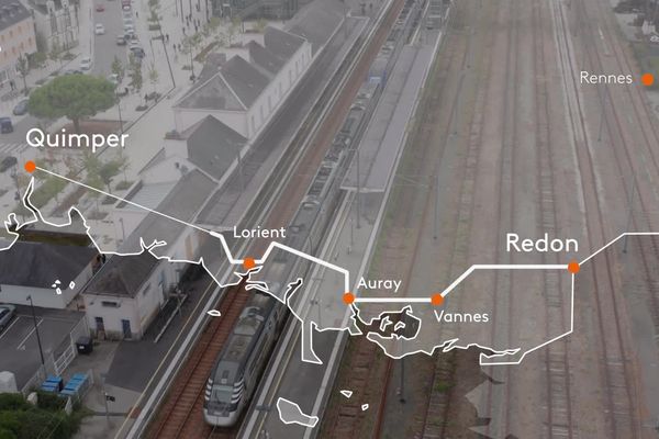 Le projet Breizhgo express sud vise à renforcer l'offre ferroviaire entre Quimper et Vannes