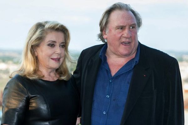 Catherine Deneuve et Gérard Depardieu, en 2017