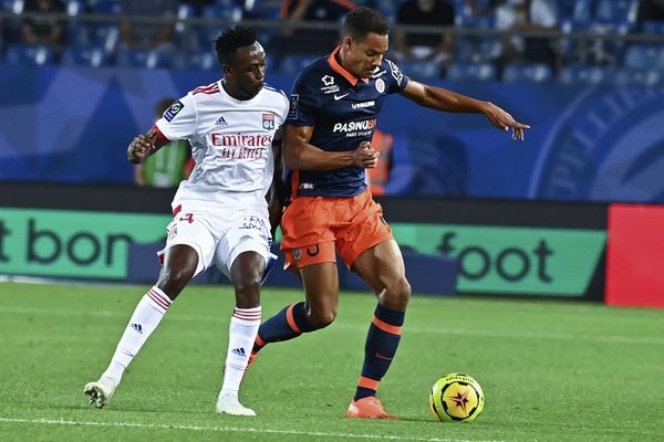 Daniel Congré lors d'un match de Ligue 1 face à l'OL, le 15 septembre 2020 à la Mosson. 