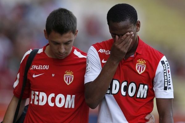 Anthony Martial à sa sortie du terrain