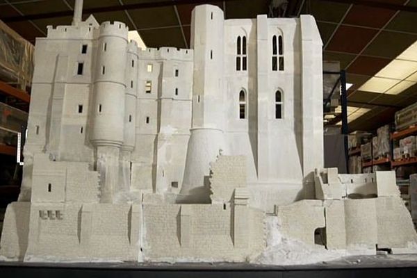 La Maquette "la Merveille" est actuellement entreposée dans les réserves de la Cité de l'architecture et du patrimoine à Paris