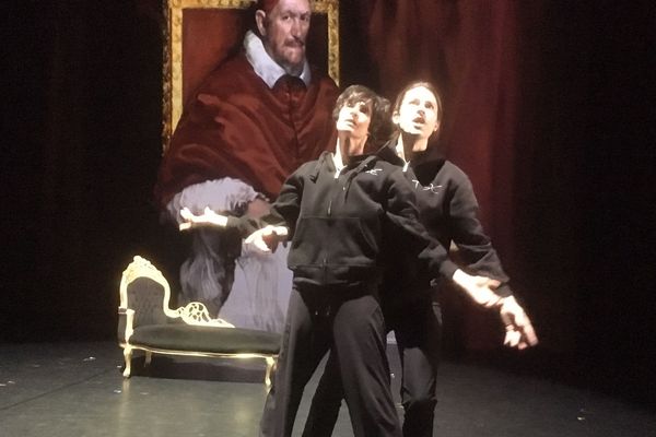 Danseurs et chorégraphes, Marie-Claude Pietragalla et Julien Derouault présentent leur nouvelle création "Lorenzaccio" à la salle Pleyel.