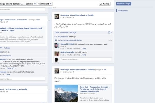 La page Facebook compte plus de 20 000 inscrits