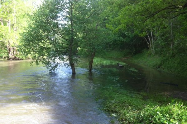 Les inondations, à Montbouy, dans le Loiret.