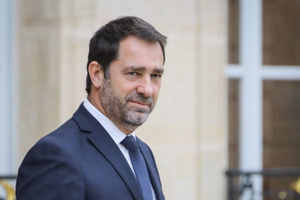 Christophe Castaner à la sortie du conseil des ministres le 12 janvier 2018