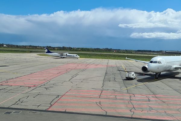 ILLUSTRATION - L'aéroport de Bastia.