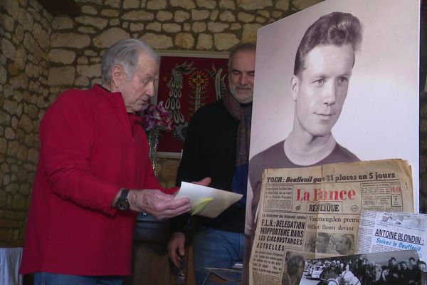 À 85 ans, Pierre Beuffeuil a toujours la passion du vélo.