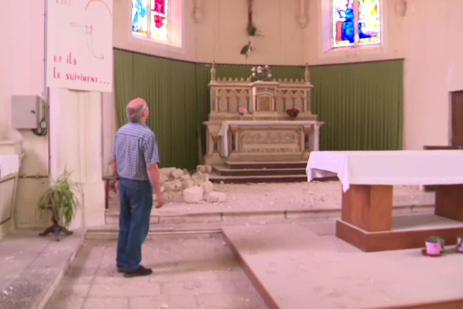 Severe Damage to Churches in France After June 16 Earthquake: Roof Collapses and Cracks Visible