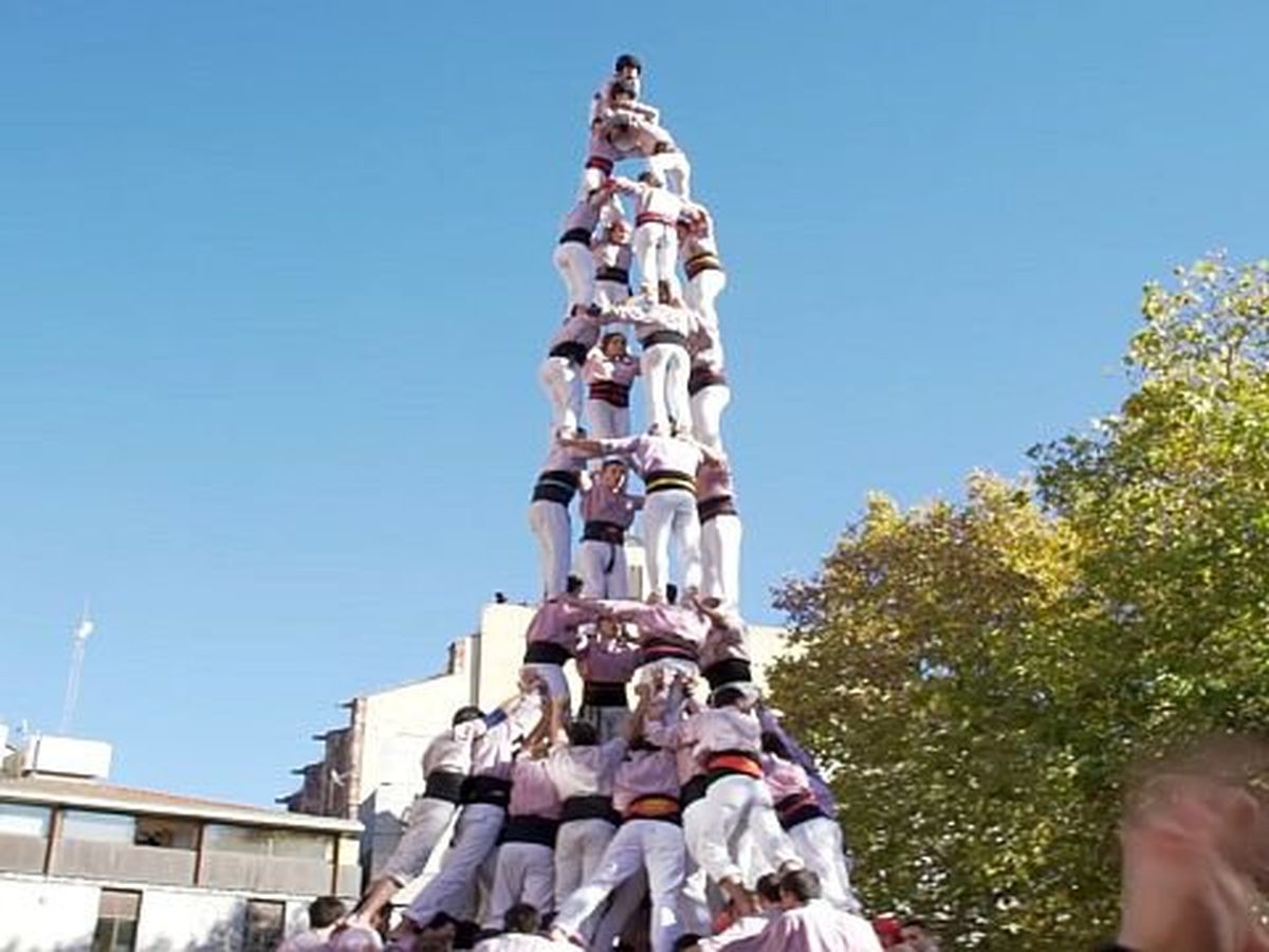 Le record de la plus grande «tour humaine» battu par des Catalans près de  Barcelone