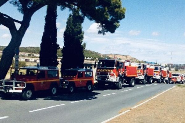 54 pompiers limousins ont prêté main-forte pour venir à bout de l'incendie dans l'Aude