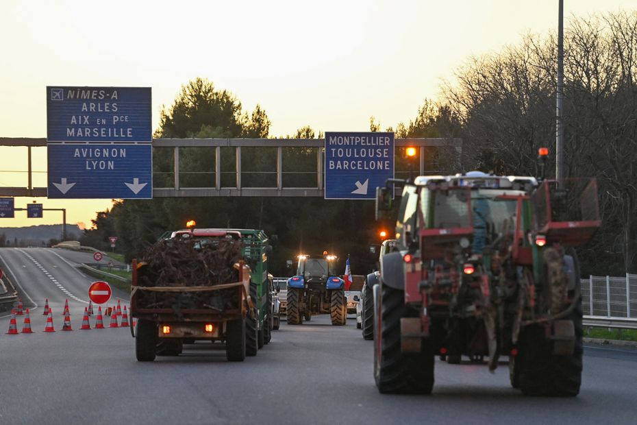 Carte Col Re Des Agriculteurs Blocages Bouchons Routes Barr Es Journ E Gal Re Attendue