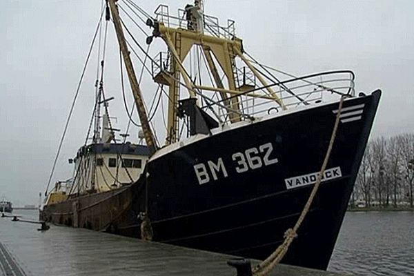 Le chalutier britannique arraisonné au large de Port-en-Bessin lundi 7 janvier