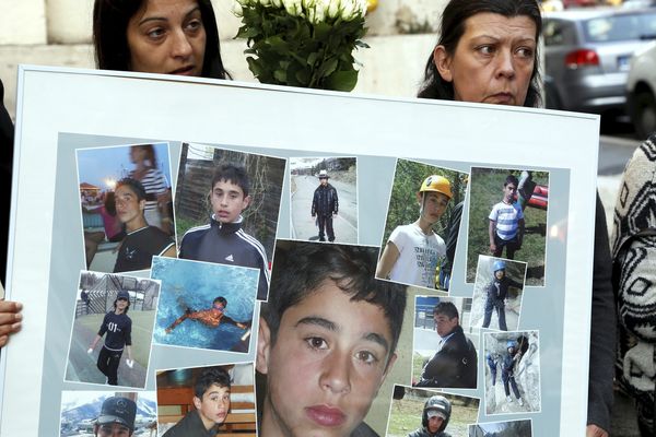 La famille du jeune Antoine Rodirguez tué en 2011.