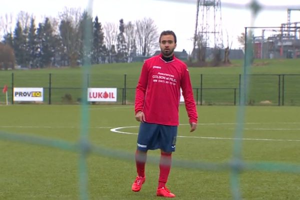 Walid Saei, ancien footballeur syrien, revêt désormais le maillot du stade disonnais.