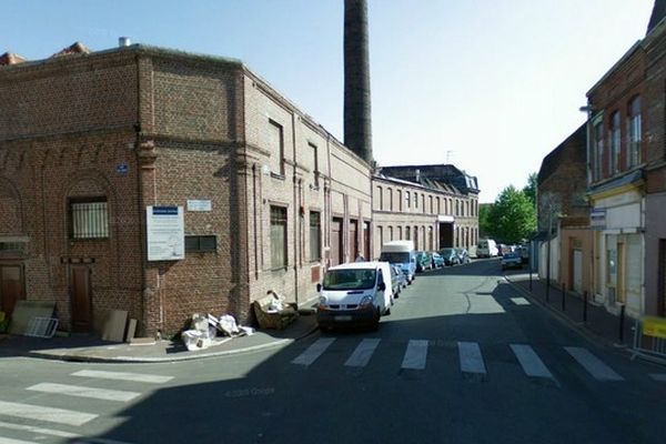 L'accident a eu lieu à l'angle des rues Jules Guesde et de Bavay à Roubaix. 