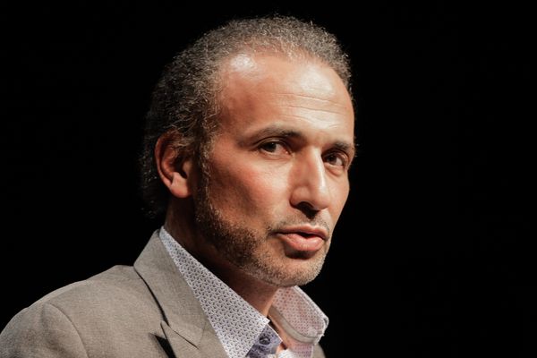 Tariq Ramadan lors d'une de ses conférences