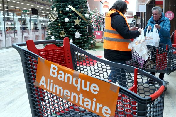 La collecte nationale de la Banque alimentaire a lieu traditionnelement le dernier week-end du mois de novembre (illustration).