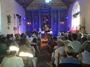 Christophe Monniot & Didier Ithursarry lors de leur concert à l'Oreille du Perche en 2022.