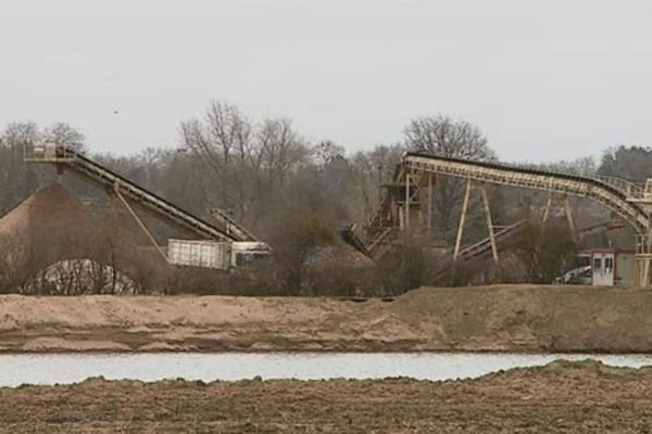 Une carrière de sable à proximité de celle qui pourrait être construite à Herry (Cher). Photo d'illustration. 