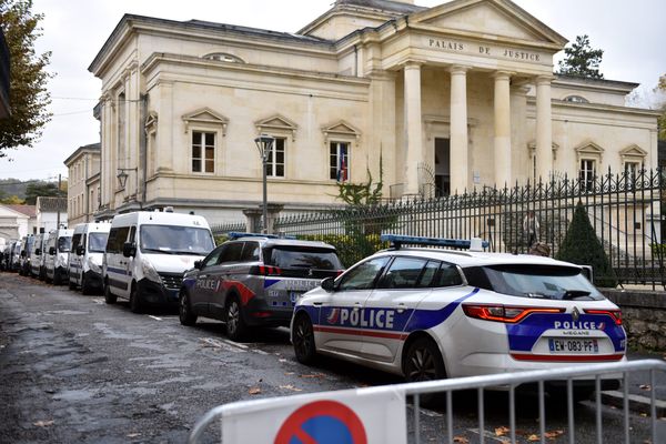 Le tribunal de Cahors dans le département du Lot.