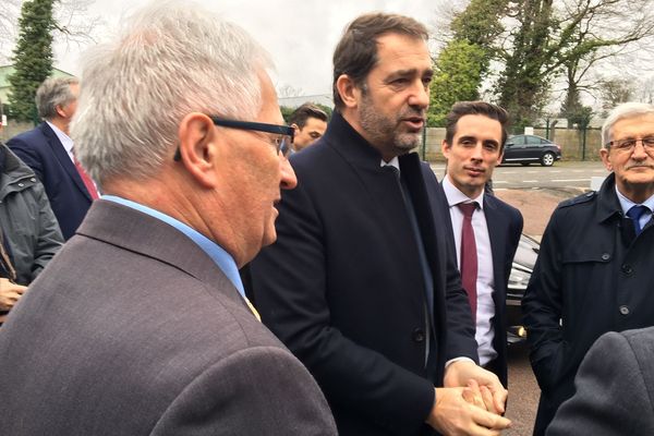 Christophe Castaner, ministre de l'Intérieur, en visite à Limoges le 1er mars 2019