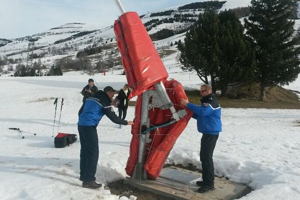 Sur le lieu de l'accident 