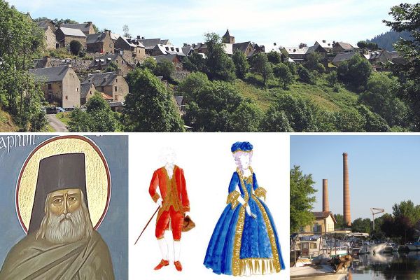 Des idées de sorties pour les Journées européennes du patrimoine 2020 en Occitanie : village d'Aulon (65), Skite Sainte Foy (48), costumes des élèves du lycée professionnel Gabriel Péri de Toulouse et ancienne papeterie de Montech (82).