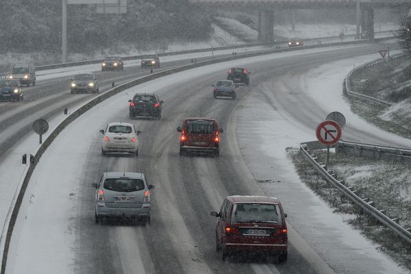 L'A87 ce vendredi à hauteur d'Angers