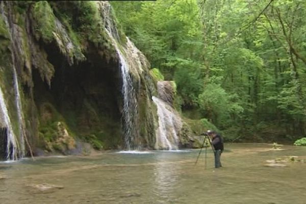 La cascade des Tufs dans le Jura